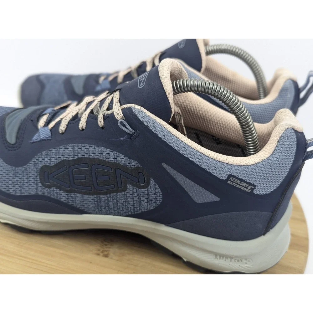 Keen Shoes Terradora Flex Low Waterproof Womans 10.5 Hiking Trail Sneakers Blue